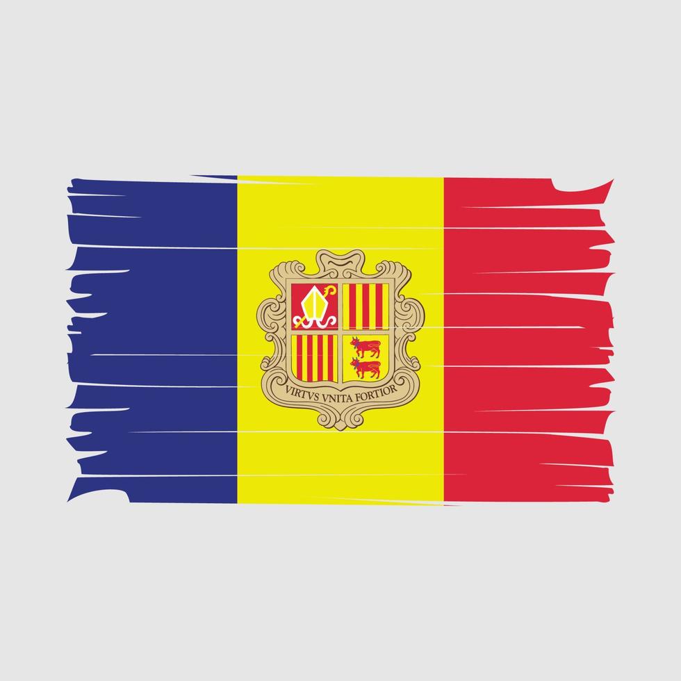 Andorra Flag Vector