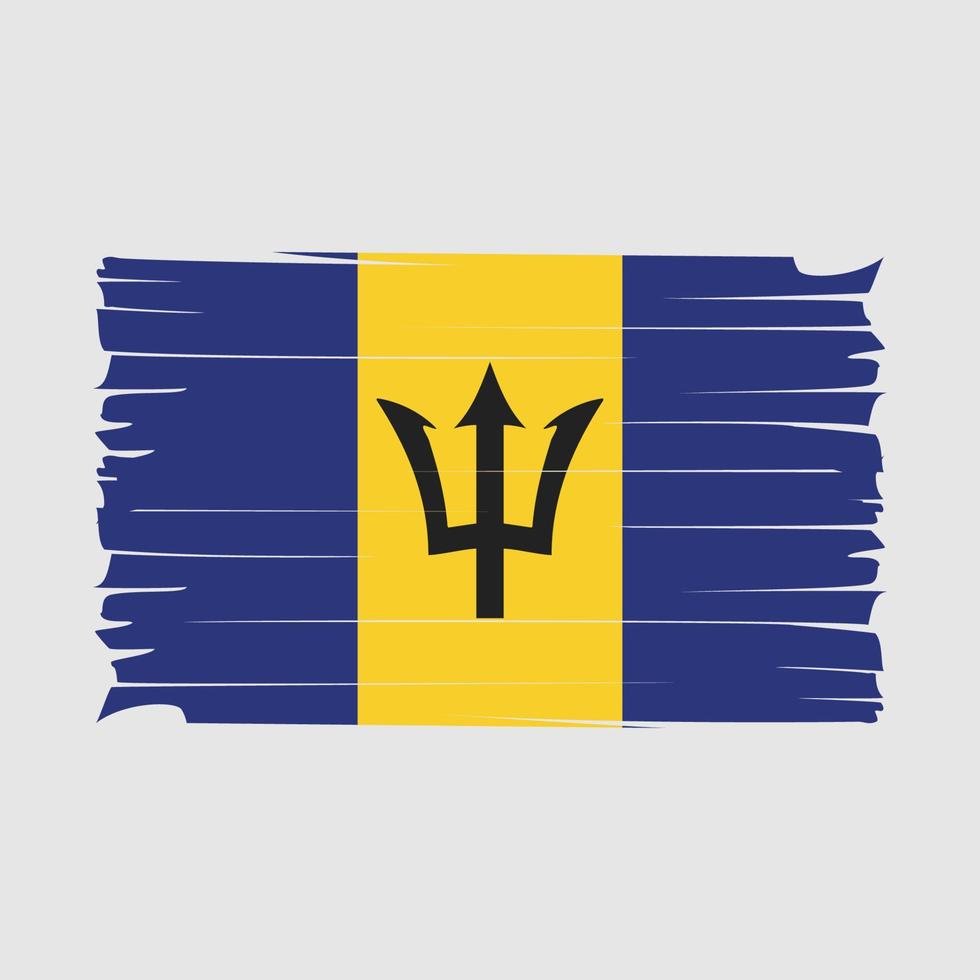 Barbados Flag Vector