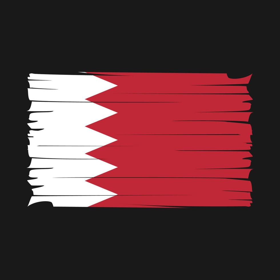 Bahrain Flag Vector