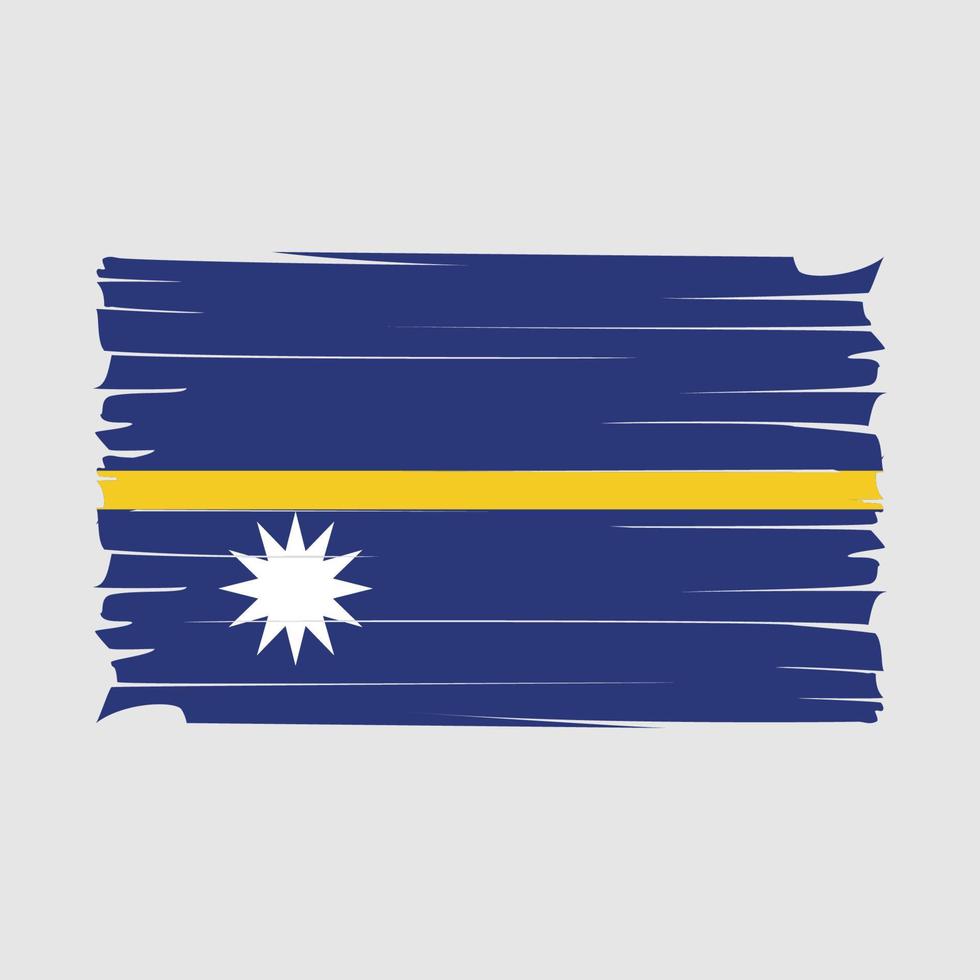 Nauru Flag Vector
