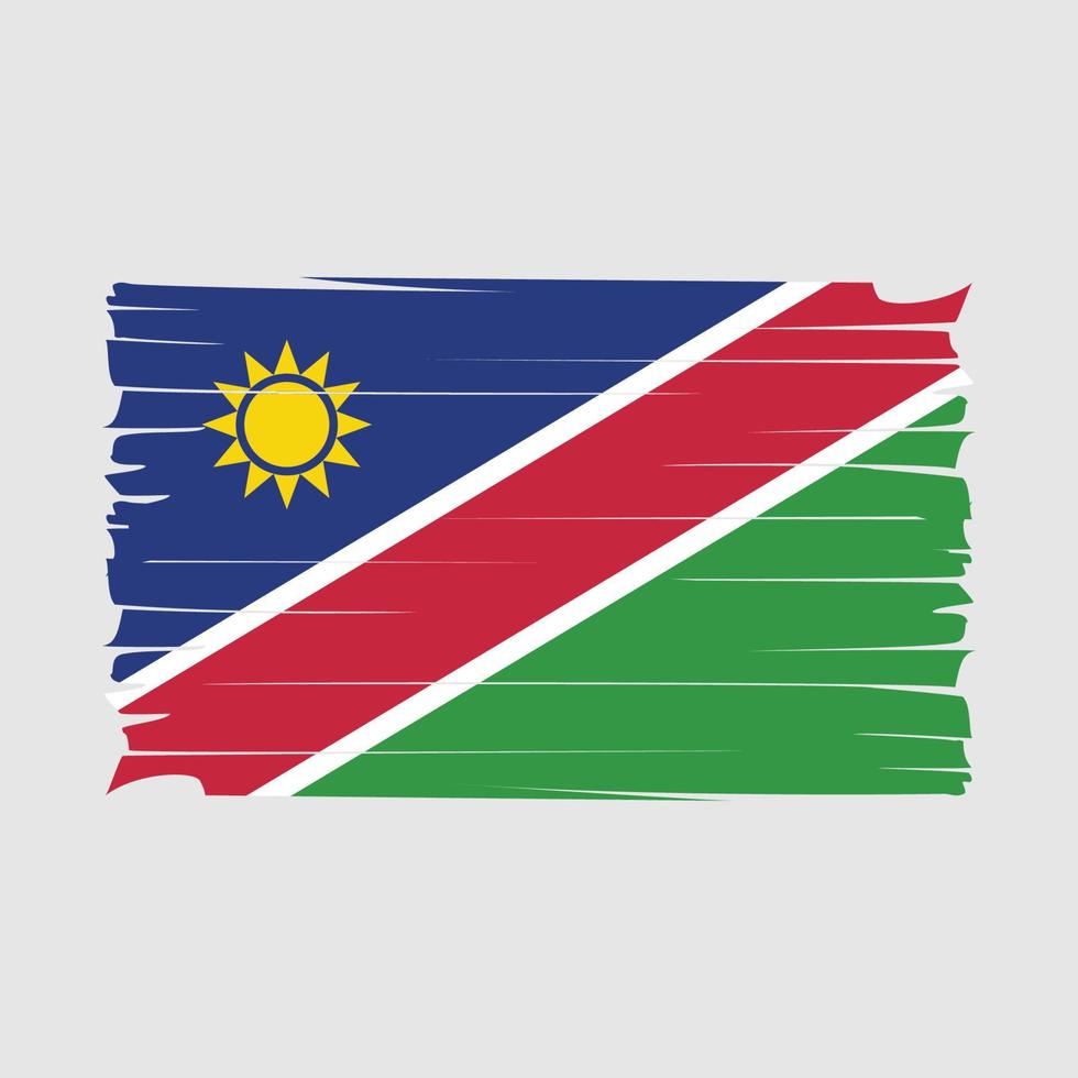 vector de bandera de namibia