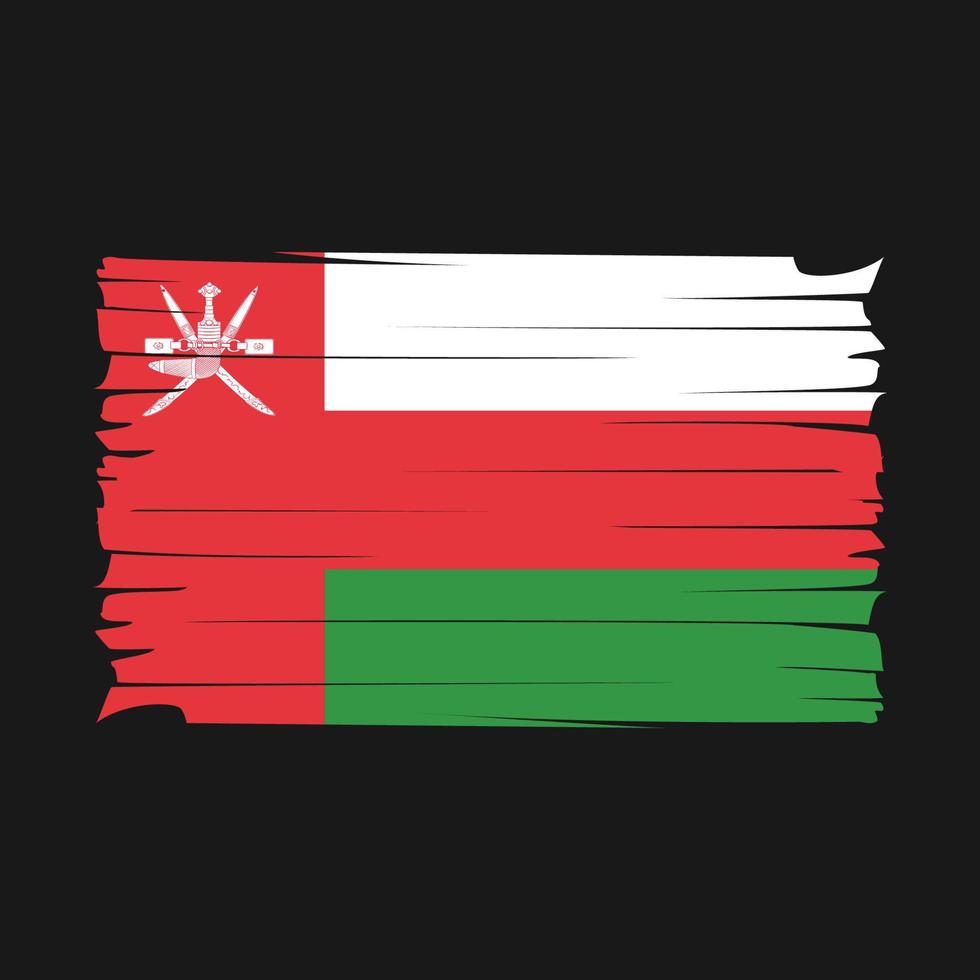 Oman Flag Vector