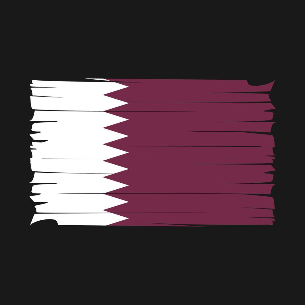 Qatar Flag Vector