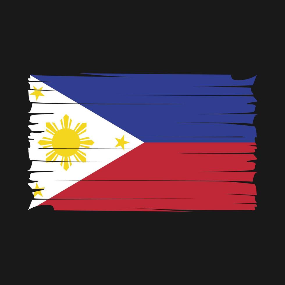 vector de bandera de filipinas