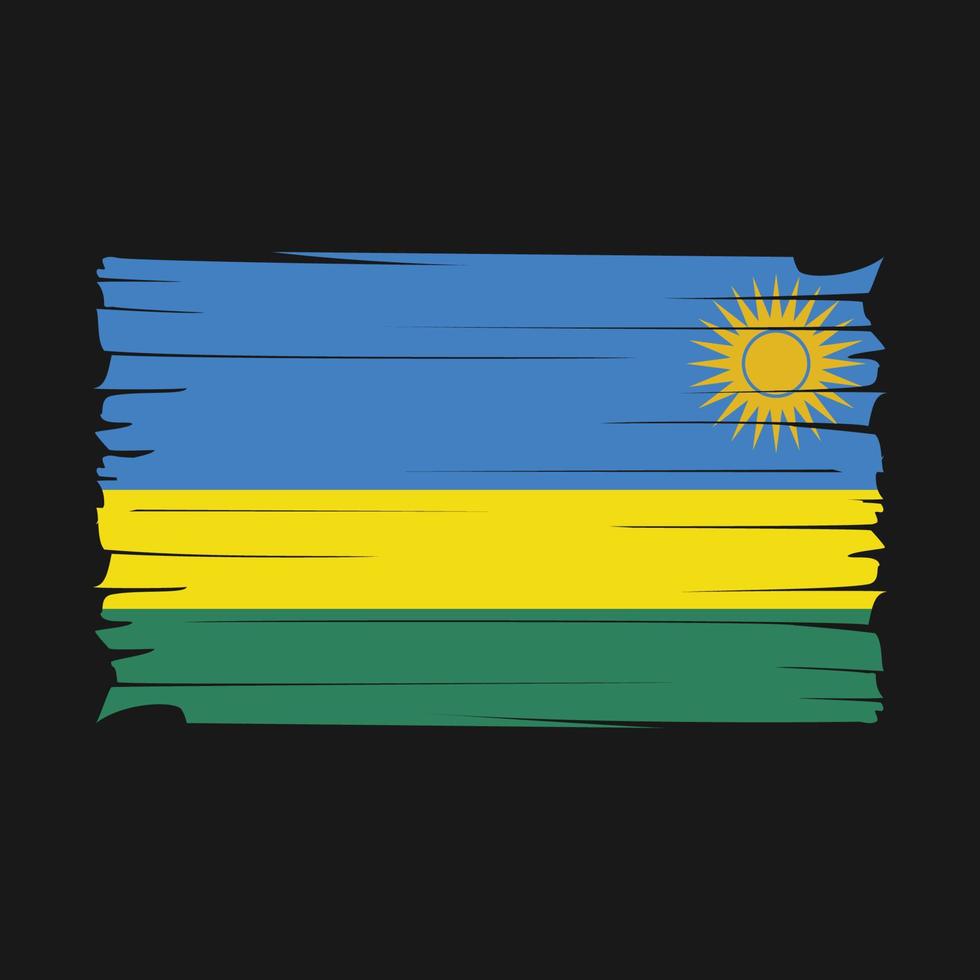 Rwanda Flag Vector