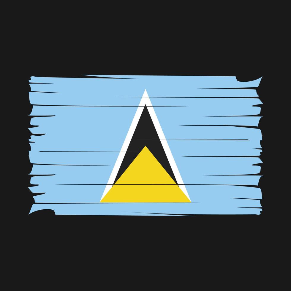 Saint Lucia Flag Vector