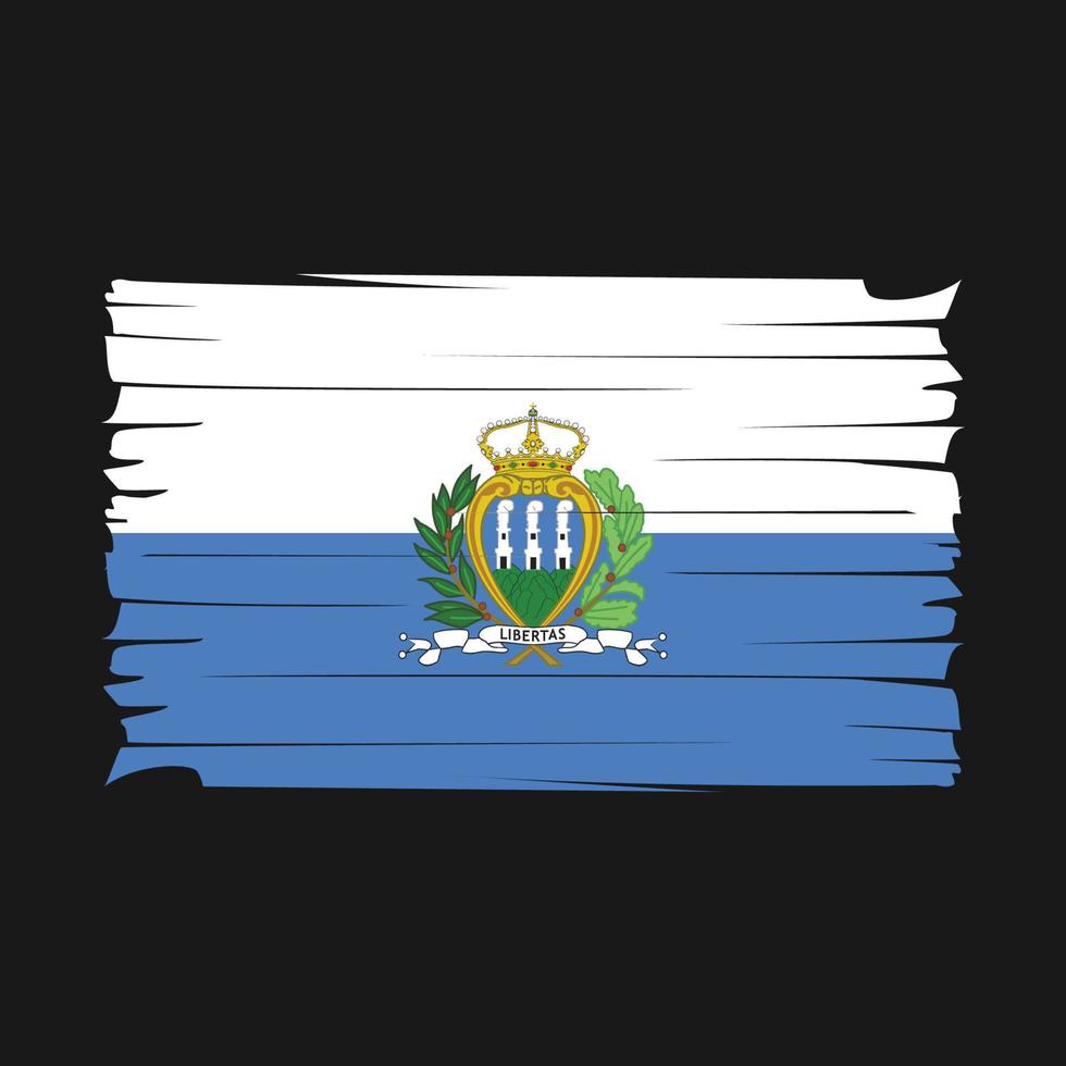 San Marino Flag Vector