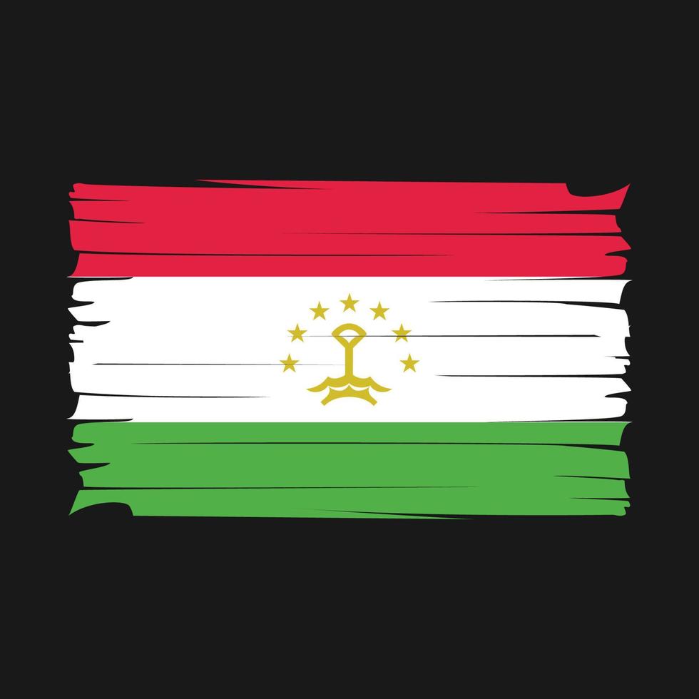Tajikistan Flag Vector