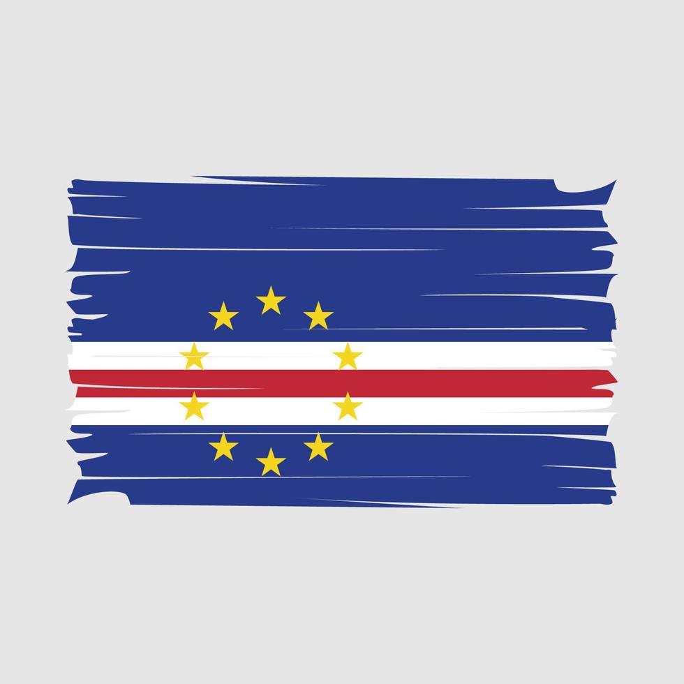 vector de bandera de cabo verde