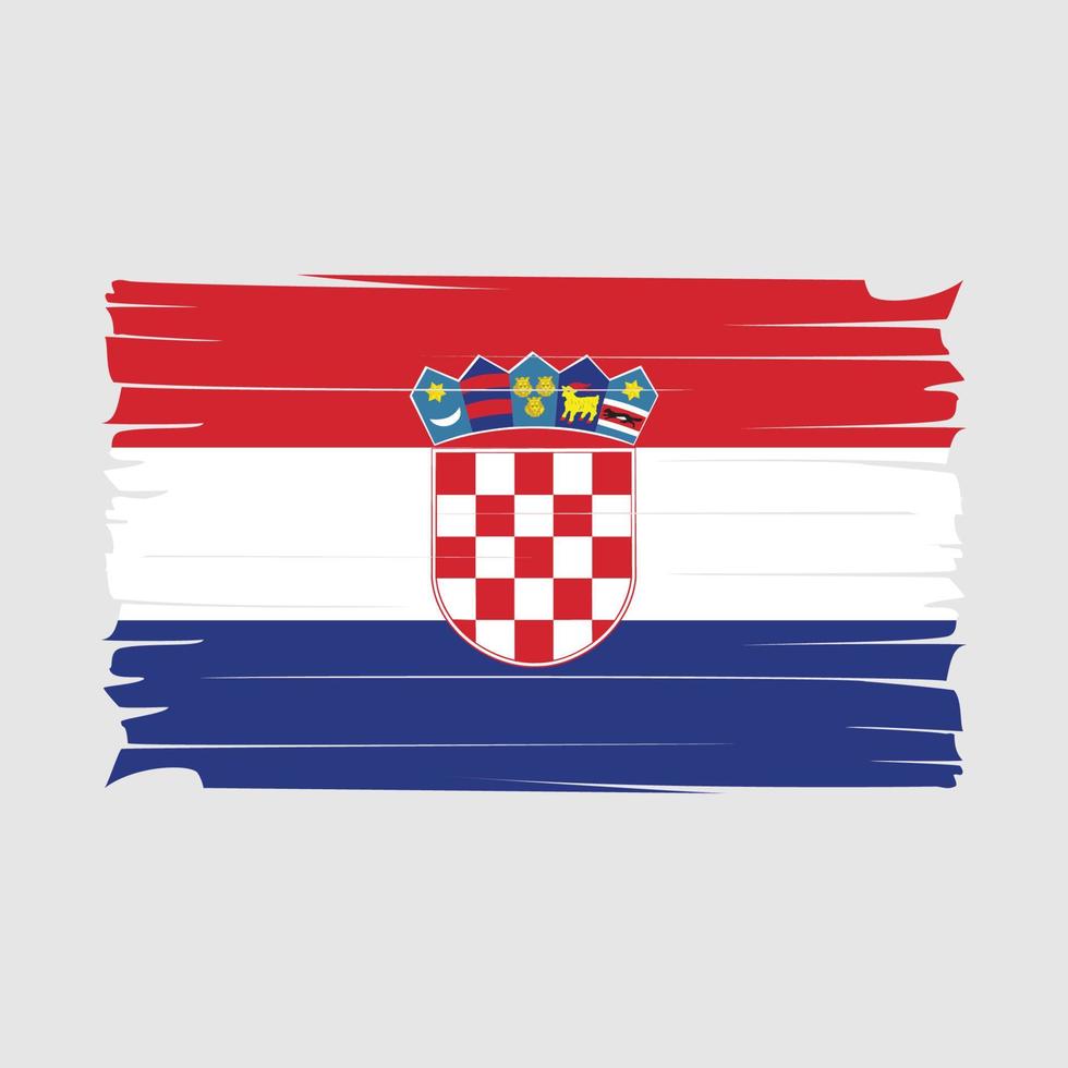 vector de bandera de croacia