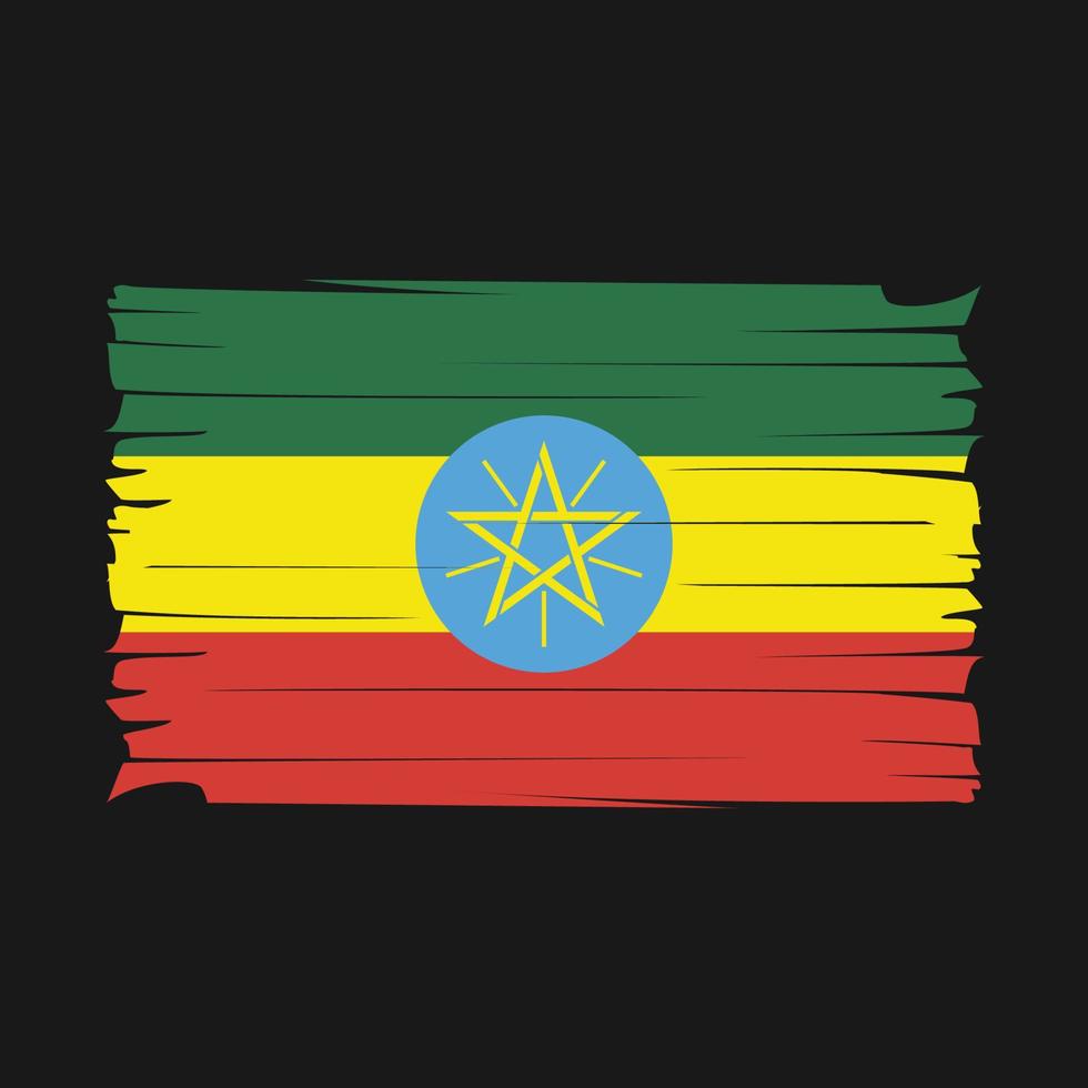 Ethiopia Flag Vector