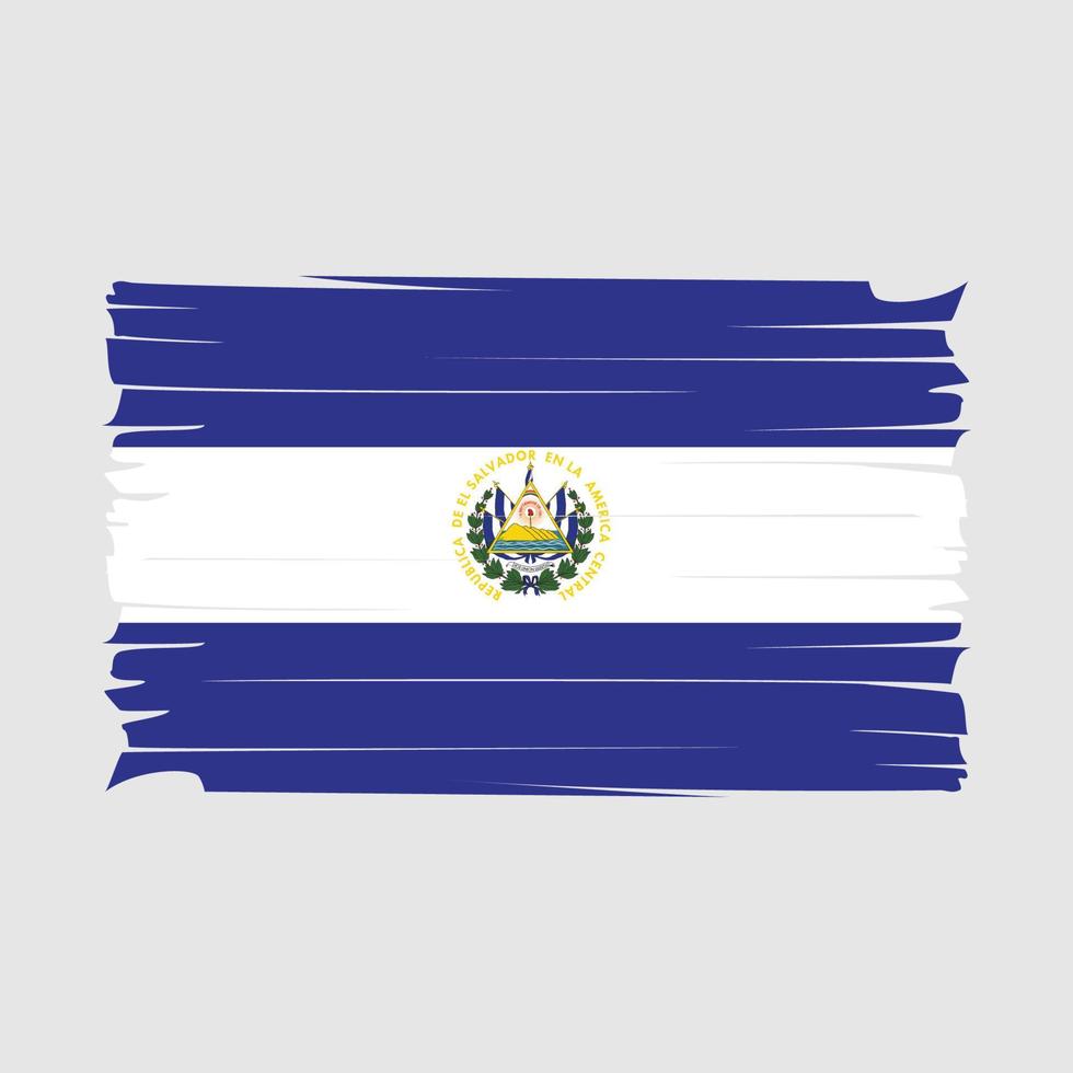 vector de bandera de el salvador