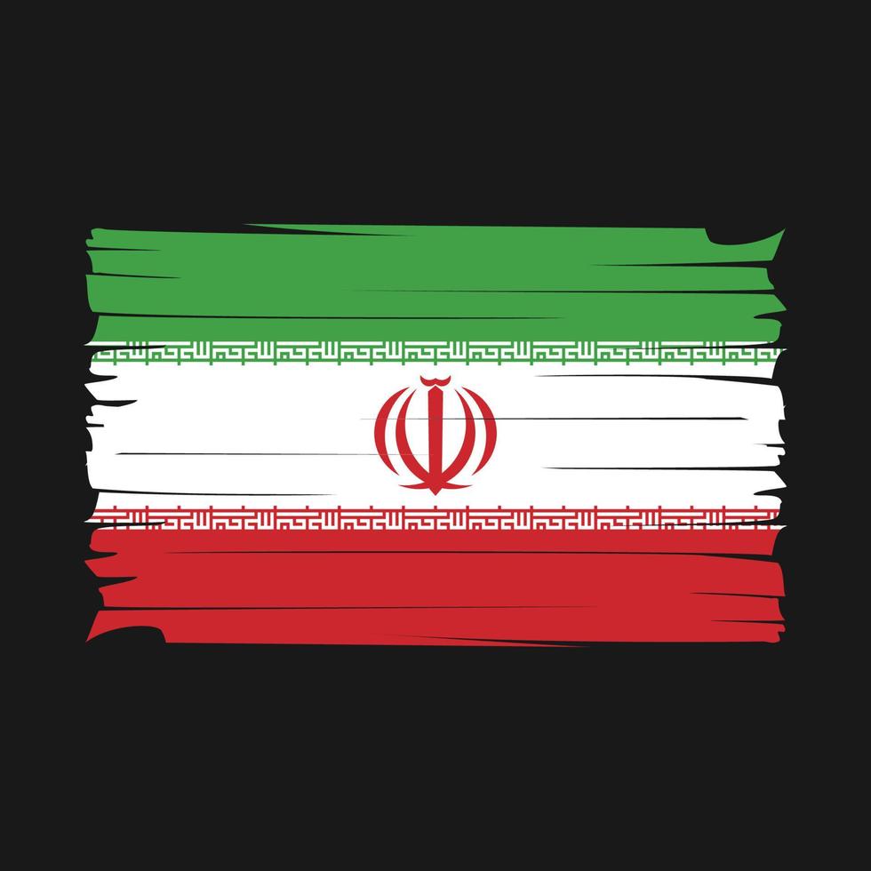 Iran Flag Vector