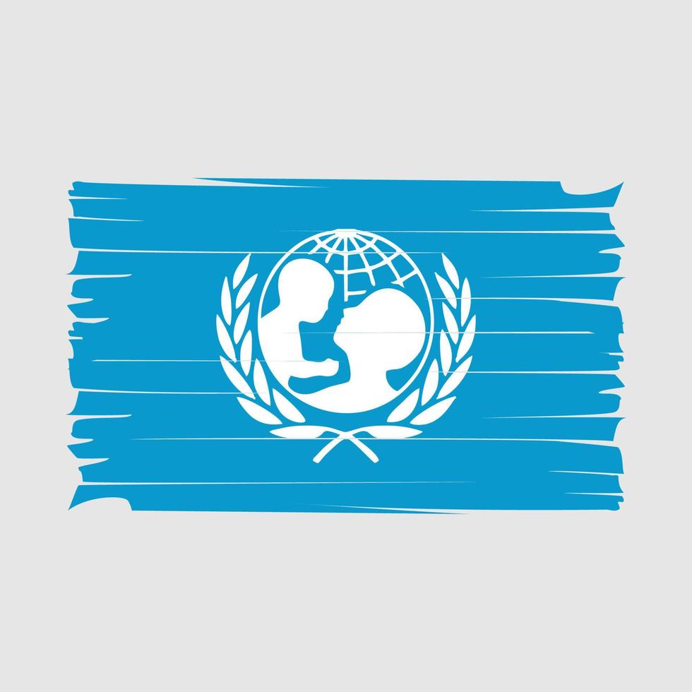 unicef bandera vector