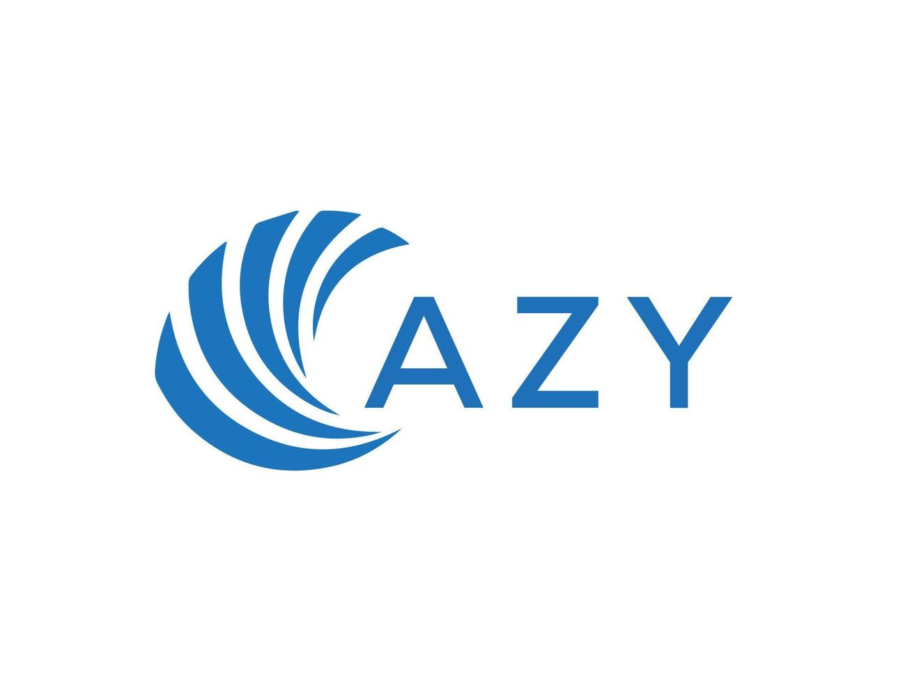 azy resumen negocio crecimiento logo diseño en blanco antecedentes. azy creativo iniciales letra logo concepto. vector