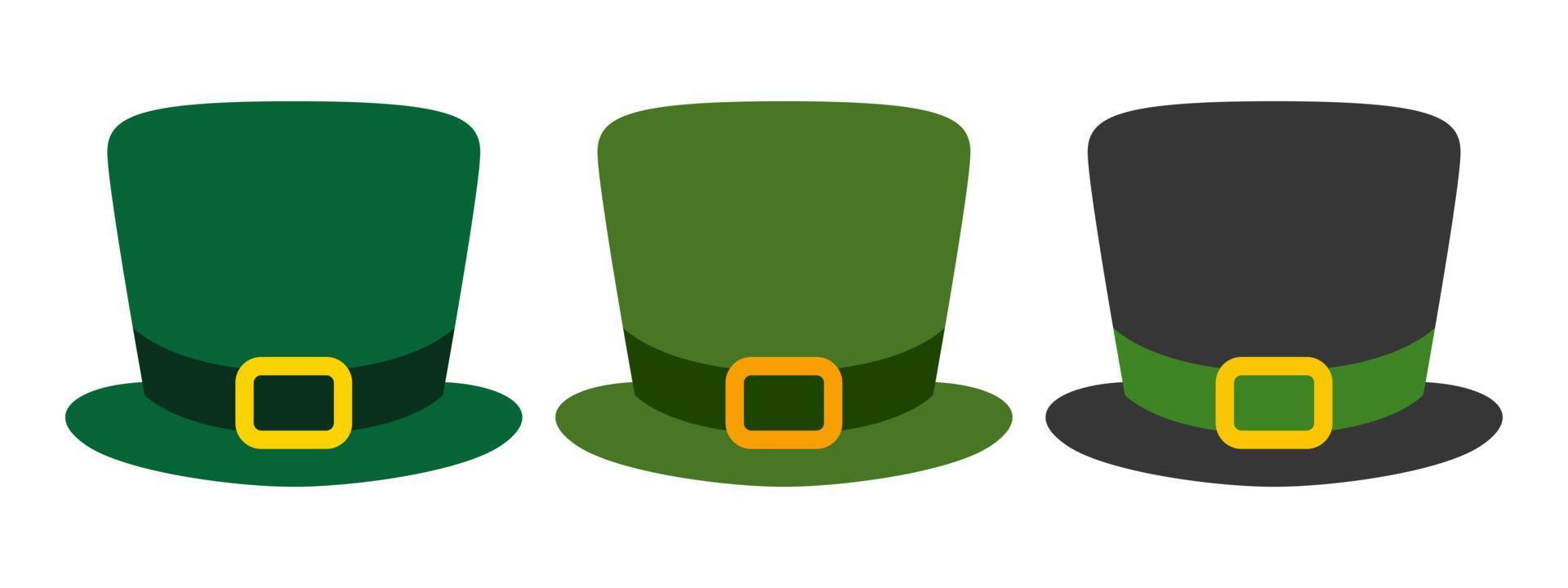 Leprechaun Hat in flat style isolated vector