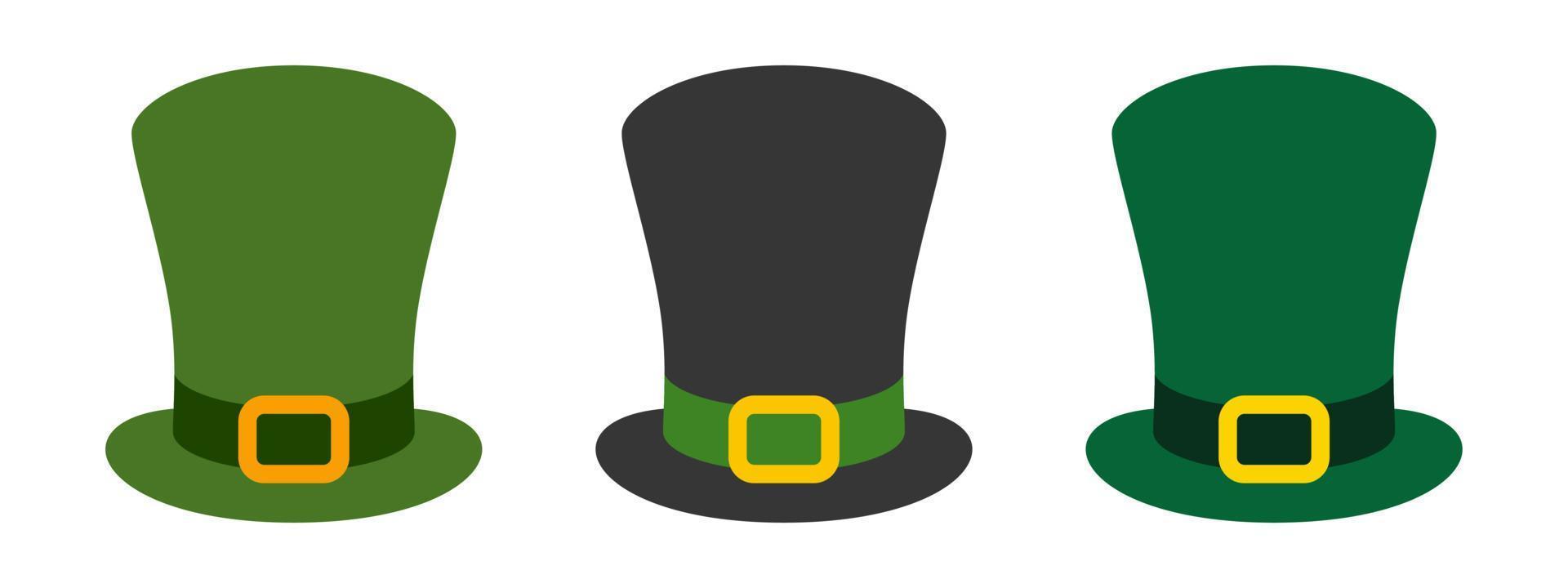 Leprechaun Hat in flat style isolated vector