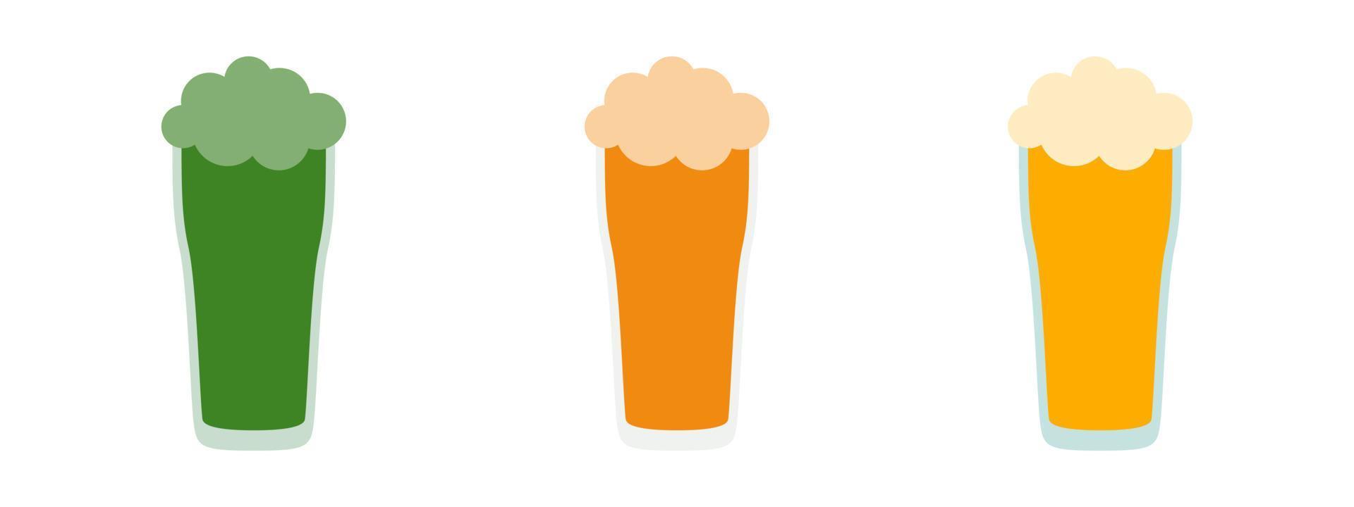 Beer in flat style isolated vector