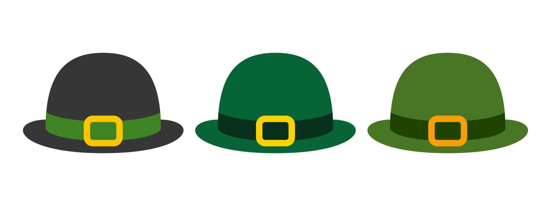 Leprechaun Hat in flat style isolated vector