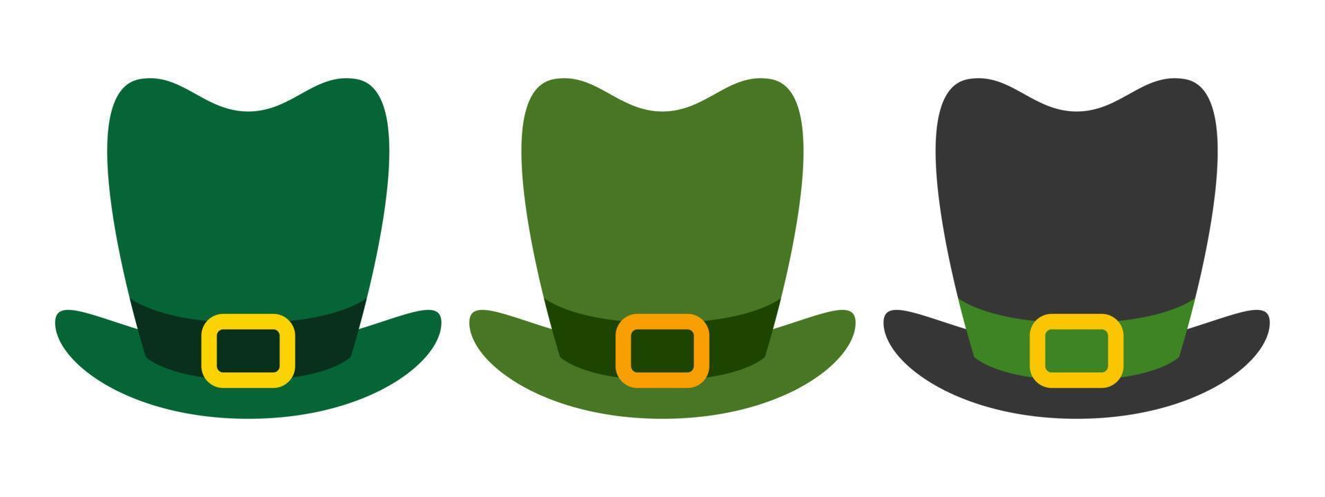 Leprechaun Hat in flat style isolated vector