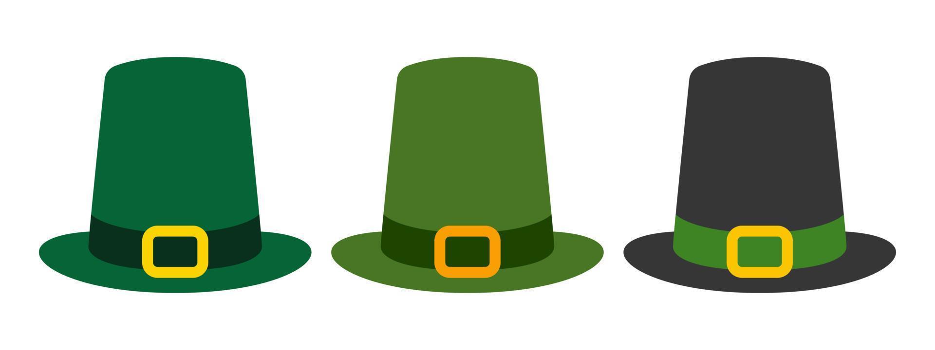 Leprechaun Hat in flat style isolated vector