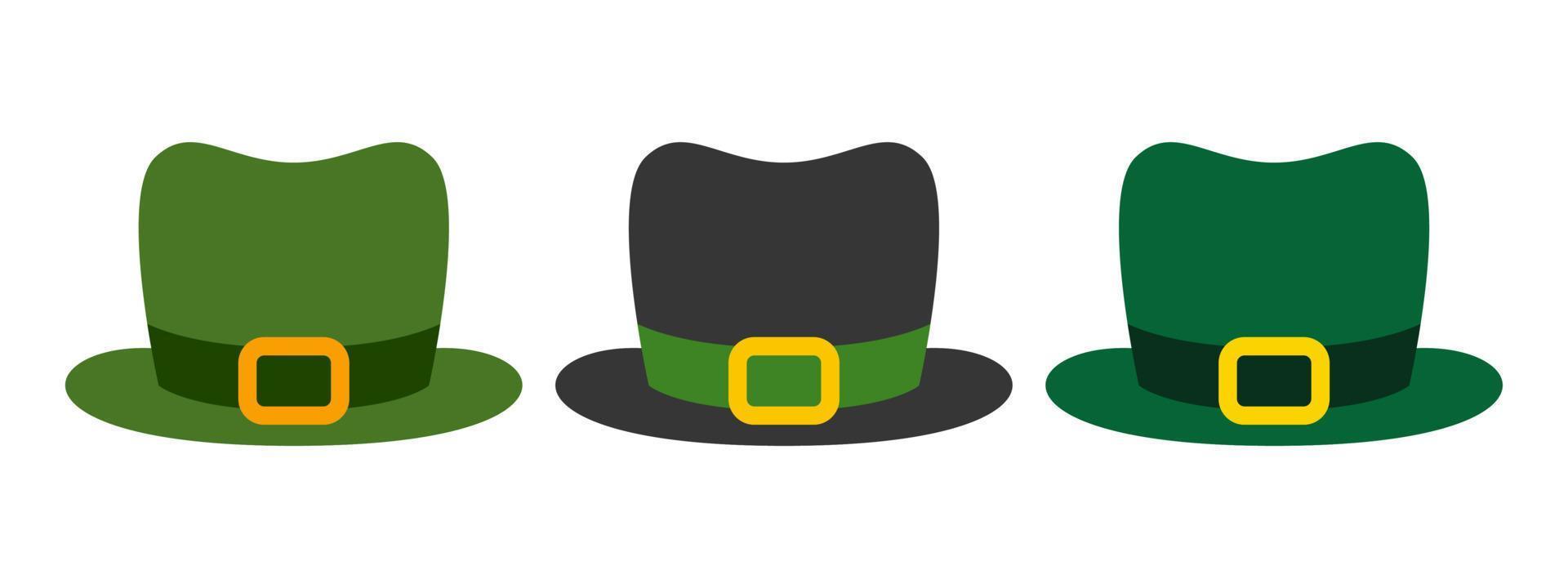 Leprechaun Hat in flat style isolated vector