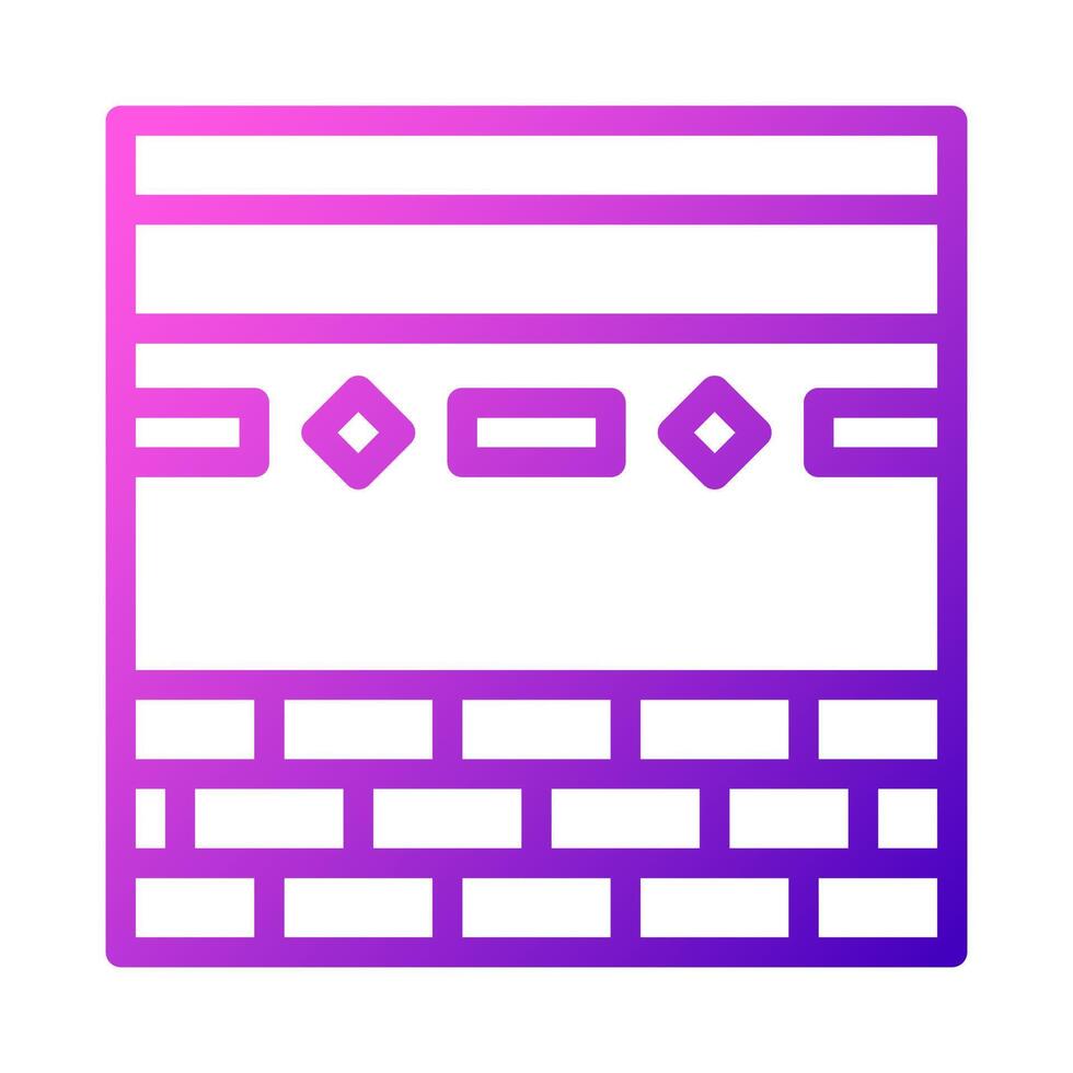 kaaba icon purple pink style ramadan illustration vector element and symbol perfect.