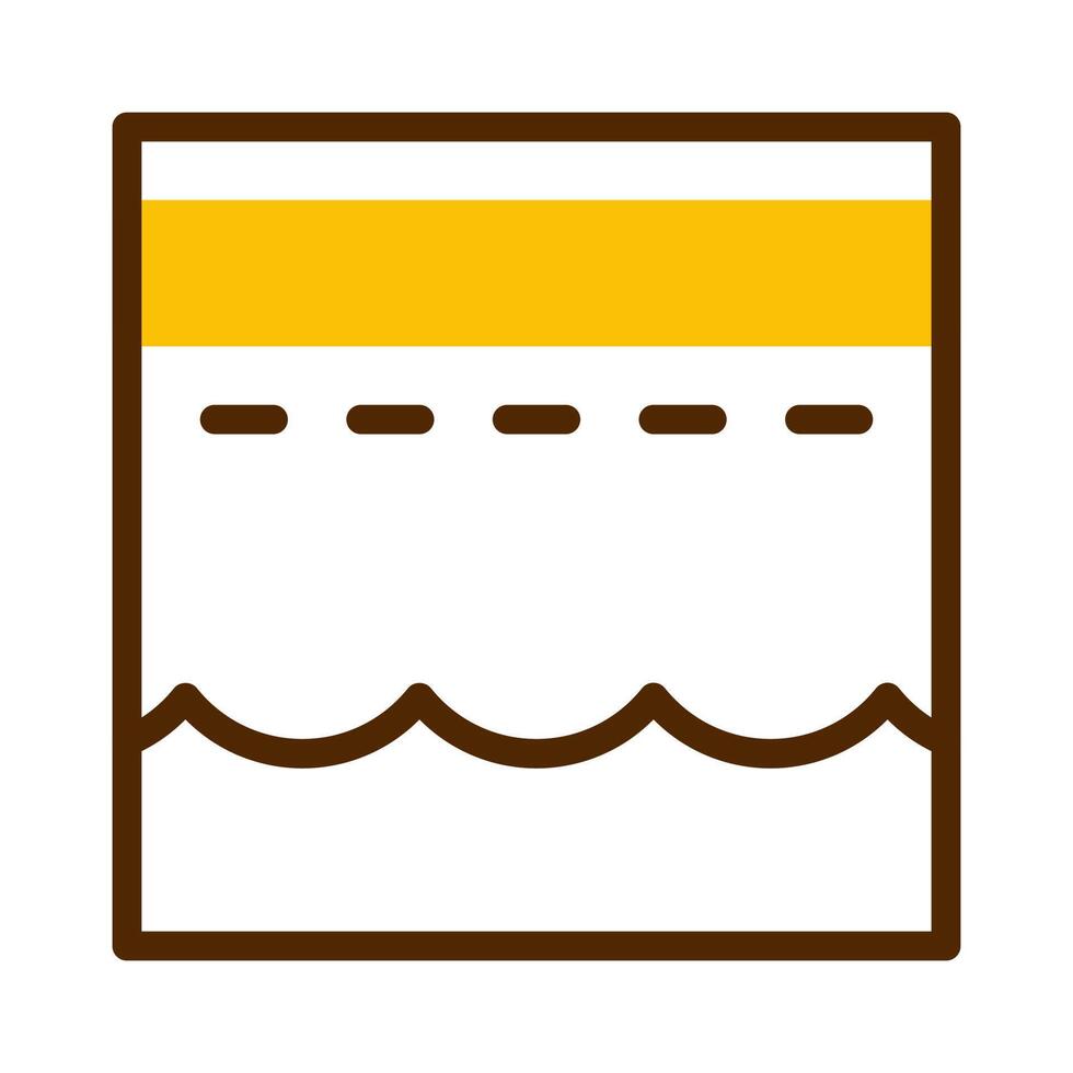 kaaba icon duotone brown yellow style ramadan illustration vector element and symbol perfect.