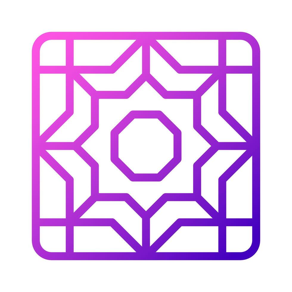 decoration icon purple pink style ramadan illustration vector element and symbol perfect.