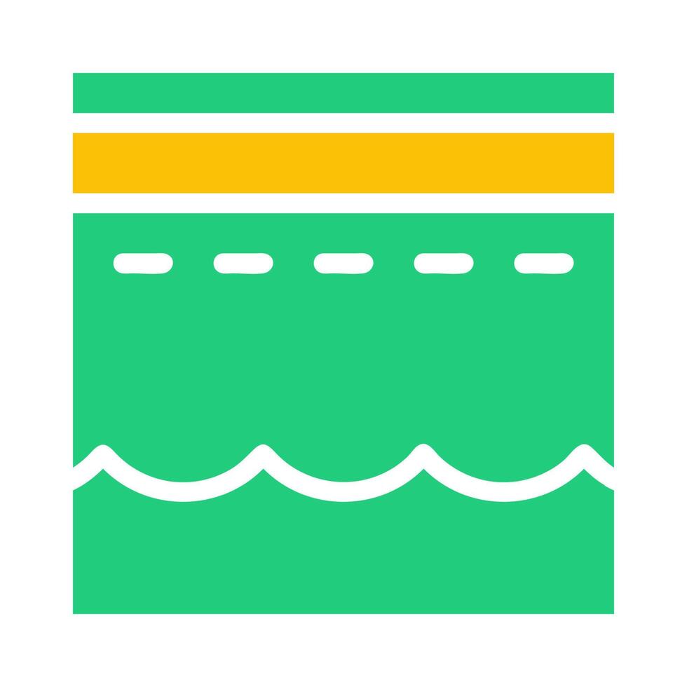 kaaba icon solid green yellow style ramadan illustration vector element and symbol perfect.