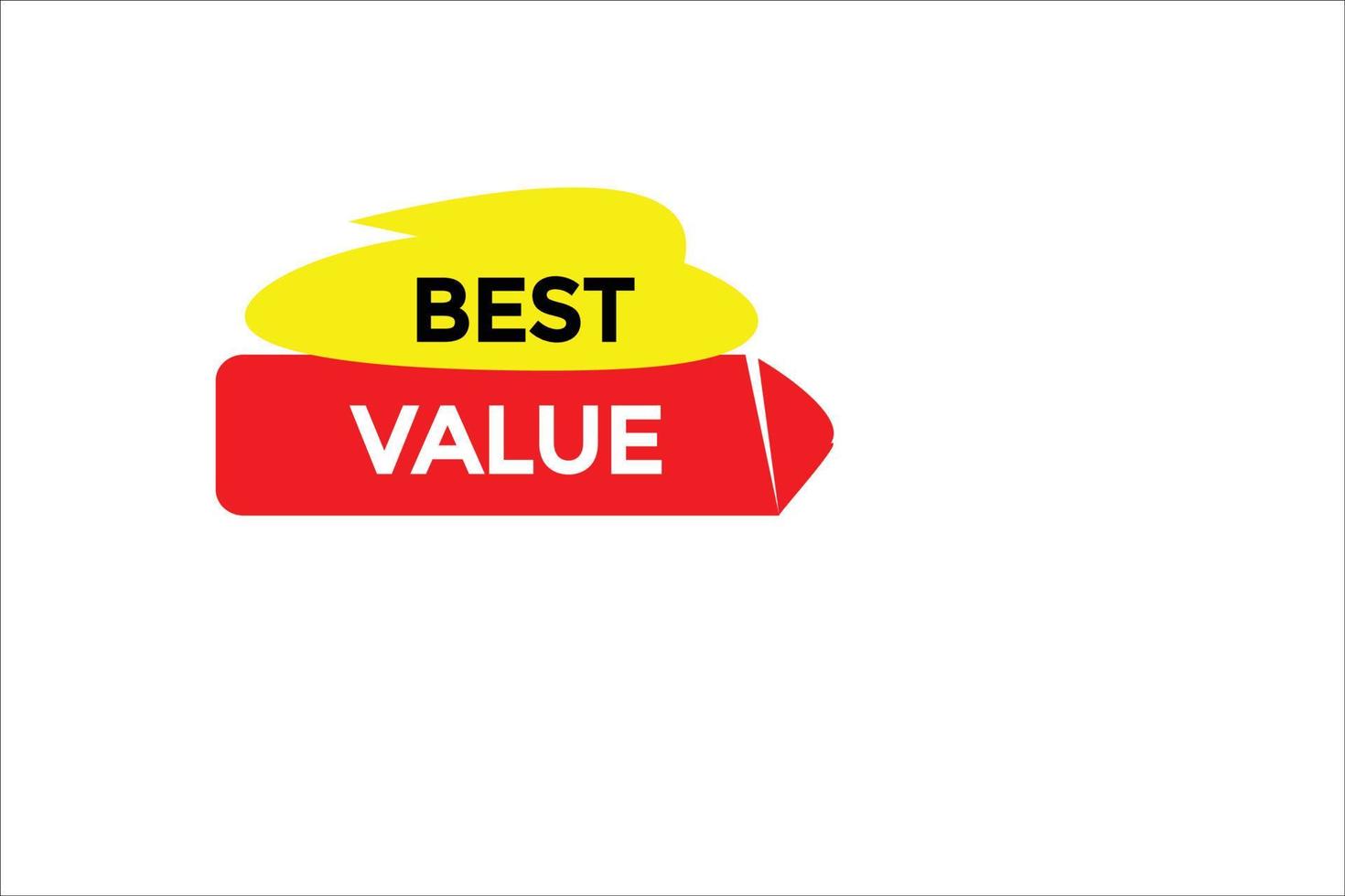 best value button vectors.sign label speech bubble best value vector