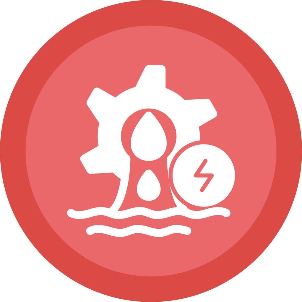 Hydro Power Vector Icon Design