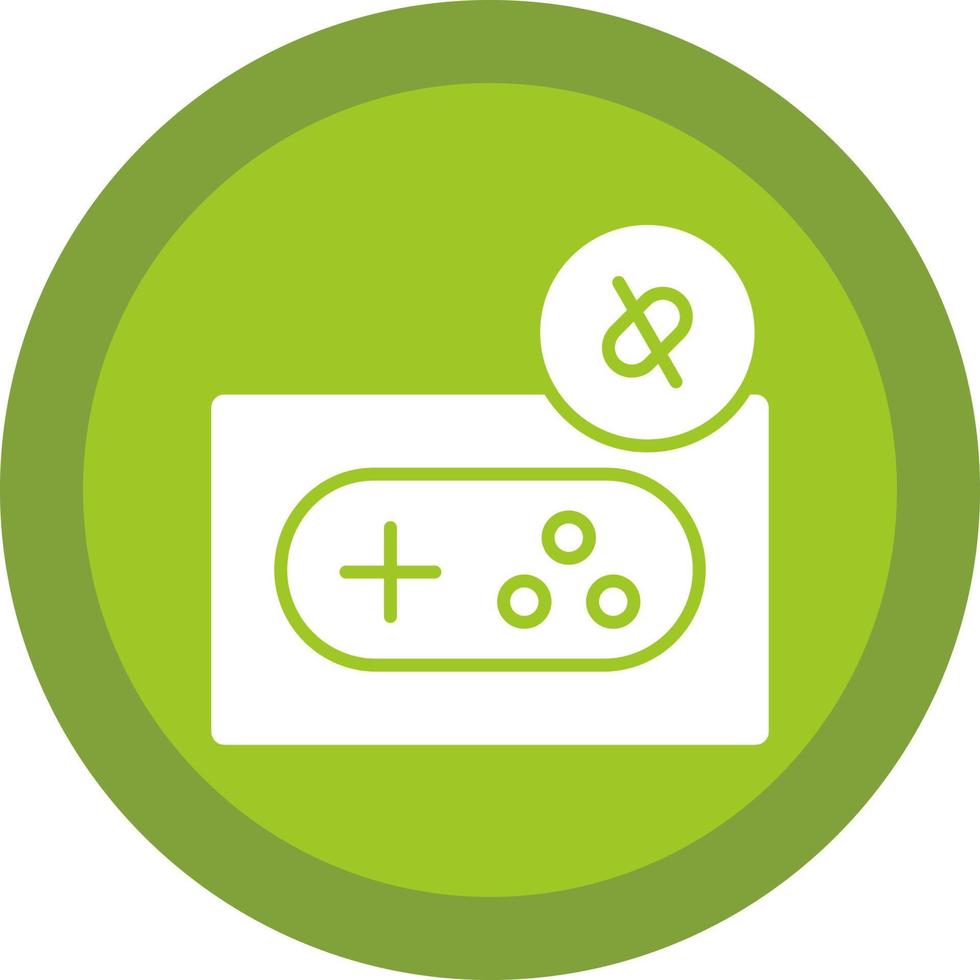 Game Disconnect Vector Icon Design