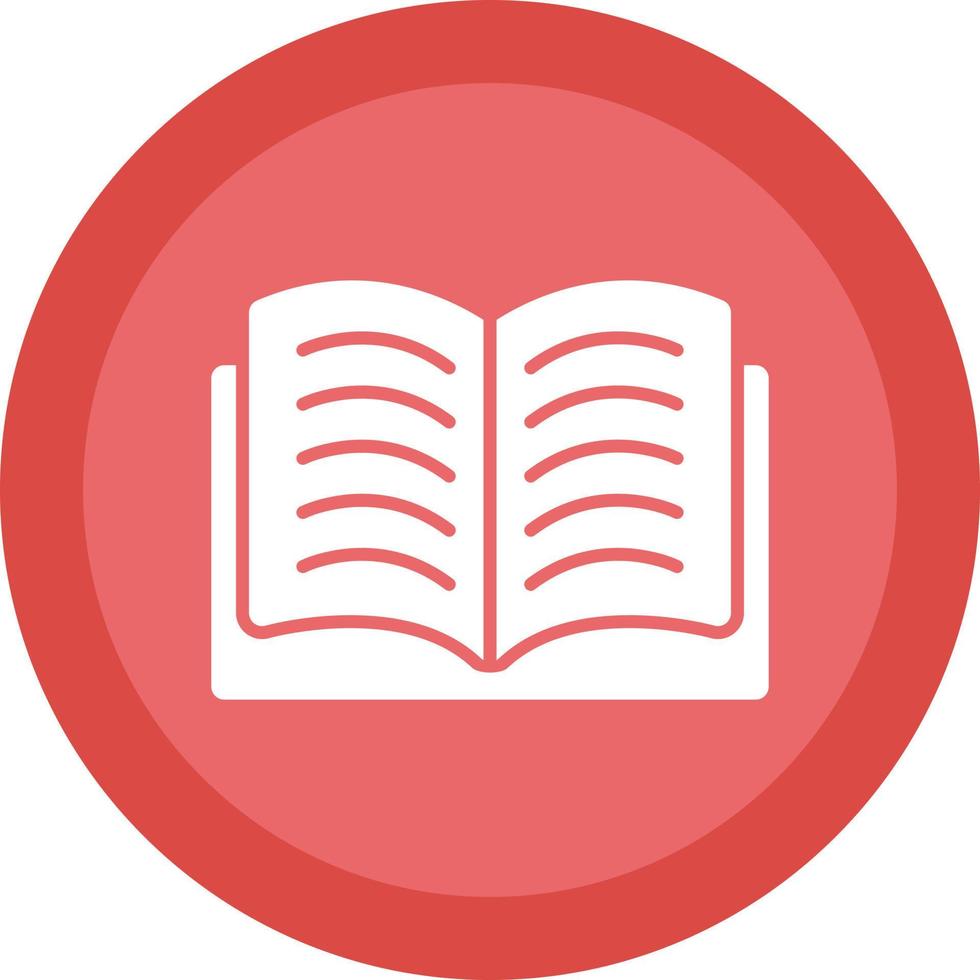 Open Book Vector Icon Design