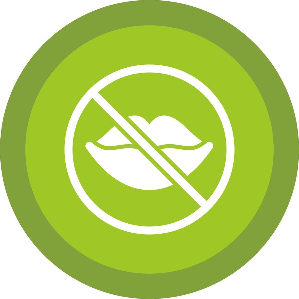 No Speak Vector Icon Design