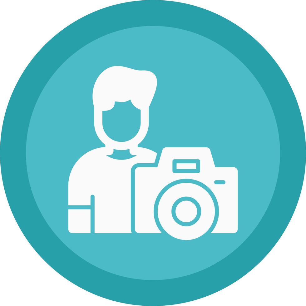 Cameraman Vector Icon Design