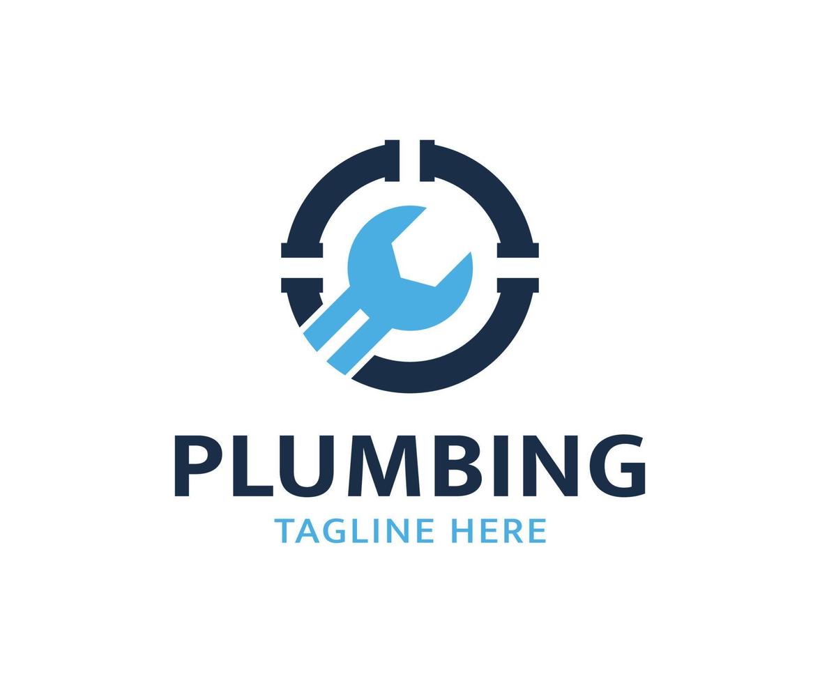 Plumbing logo vector design. Plumbing Service logo designs