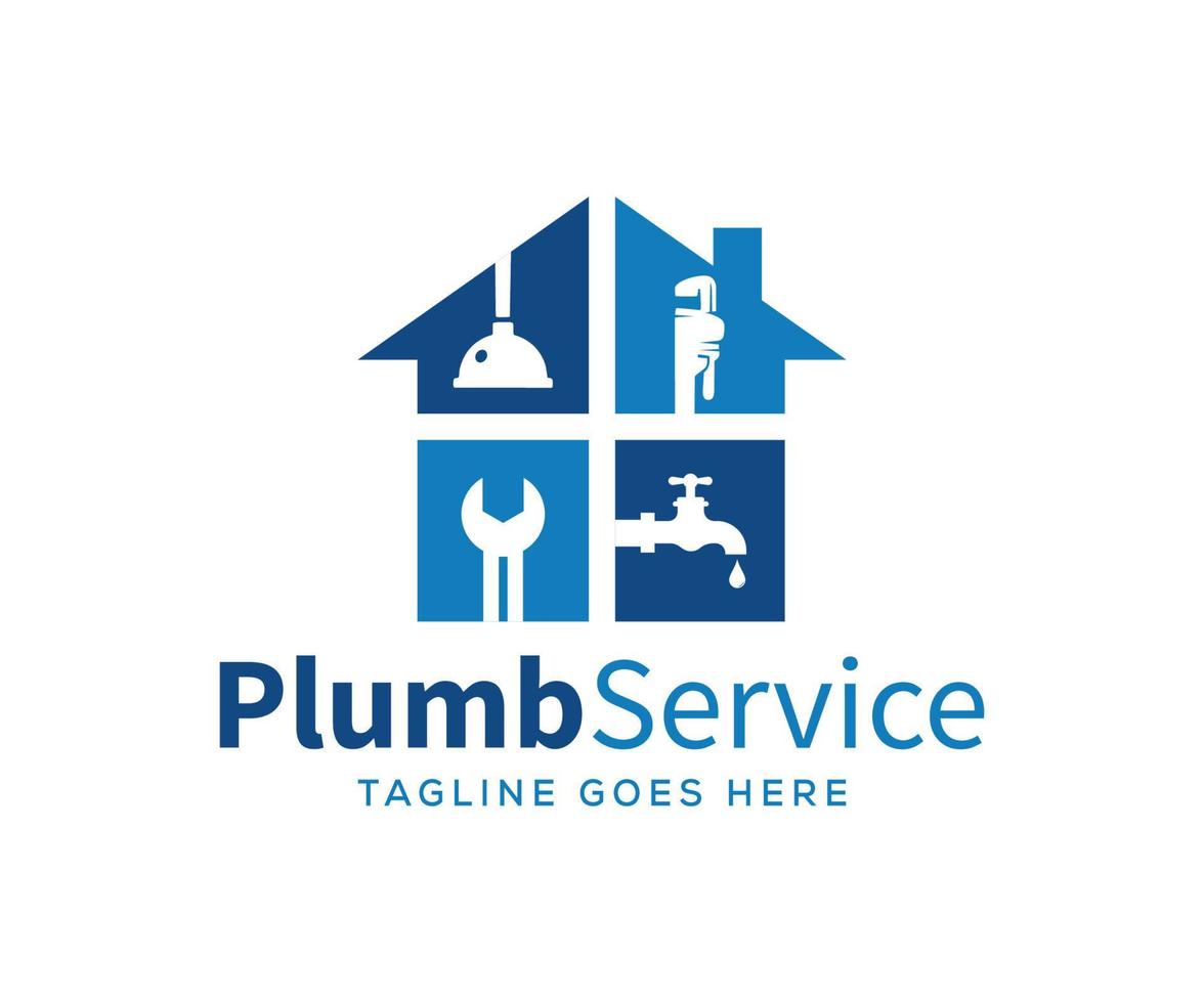 plumbing water logo icon vector template. Plumbing Service logo designs Template