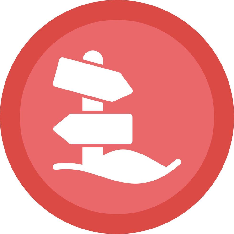 Desert Direction Vector Icon Design
