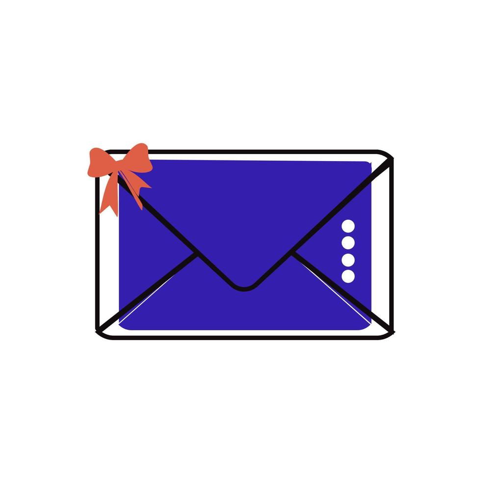 Letter envelope with paper document vector illustration. Closed, open with a message e-mail envelopes. Set mailbox vector icons in flat style. Email Envelope Icon