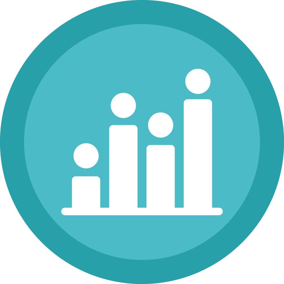 Statistical Analysis Vector Icon Design