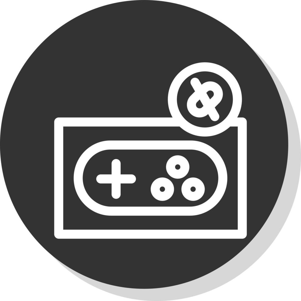 Game Disconnect Vector Icon Design