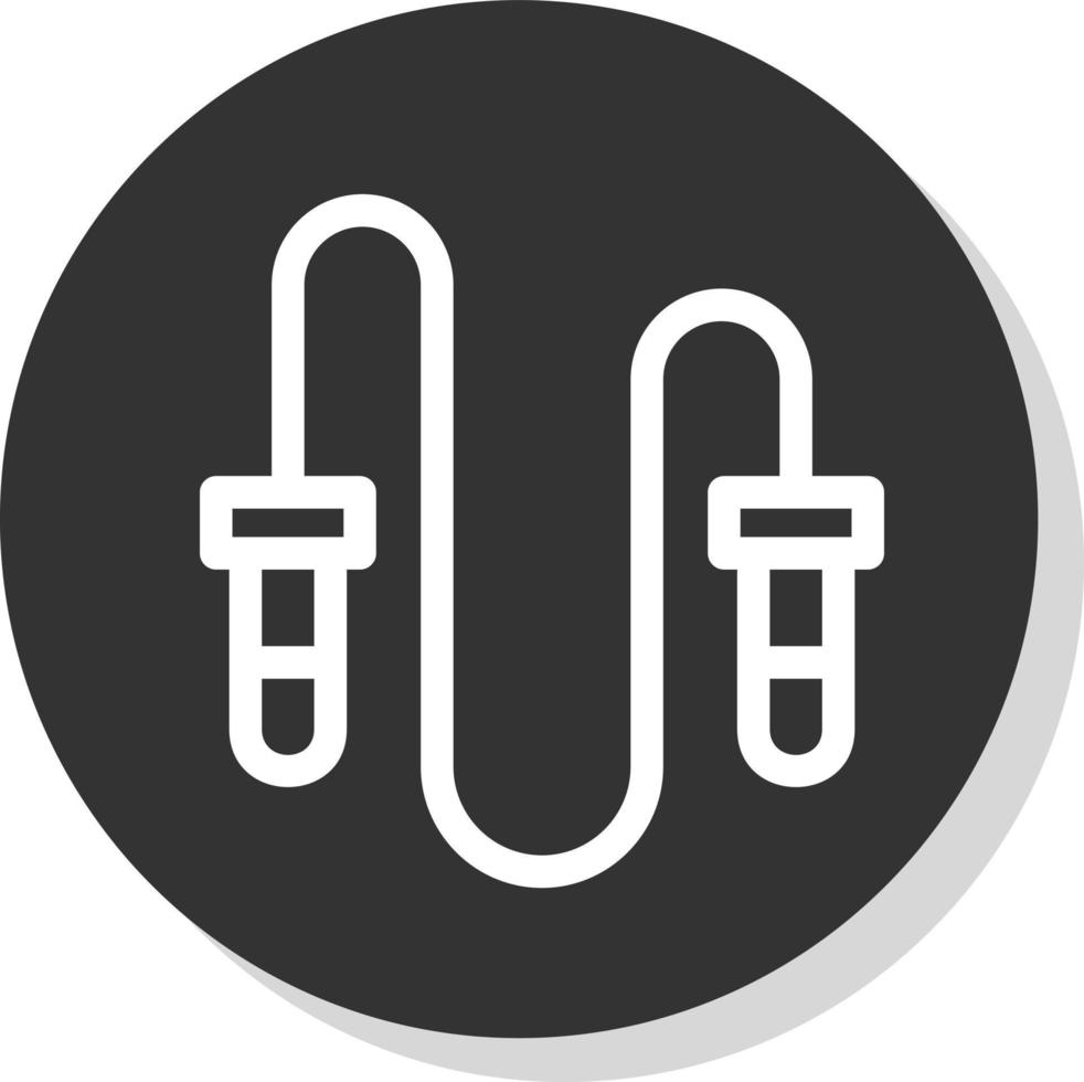 Jumping Rope Vector Icon Design