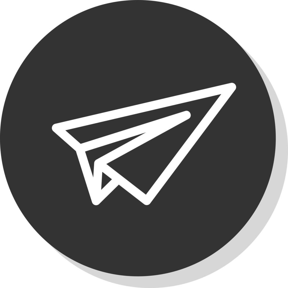 Paper Plane Vector Icon Design