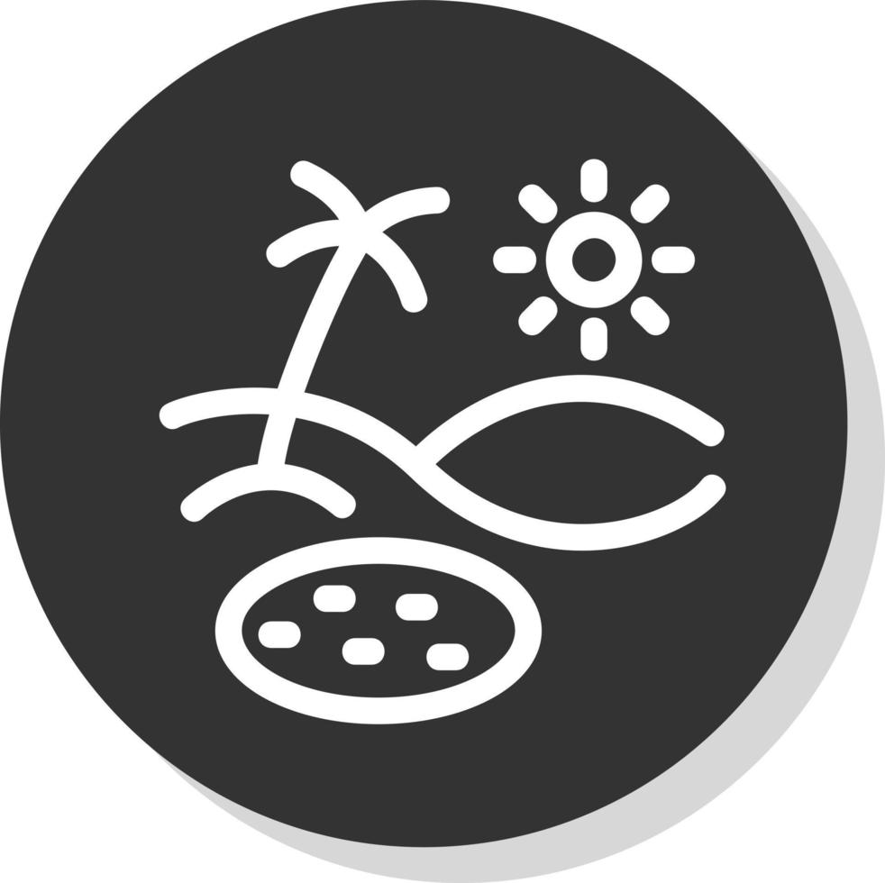 Oasis Vector Icon Design