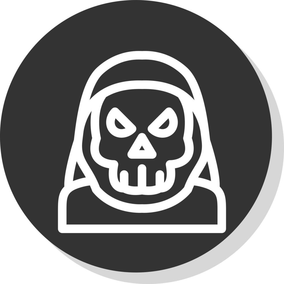 Grim Reaper Vector Icon Design