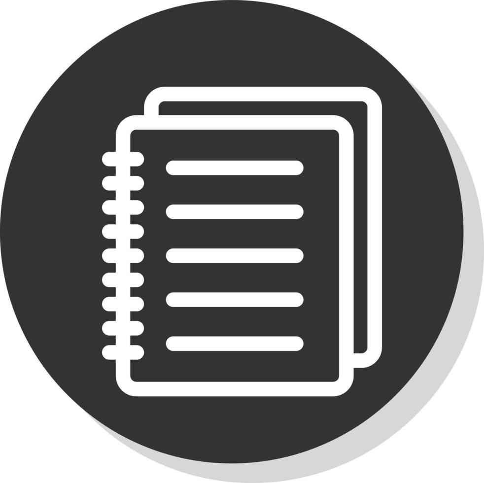 Notebook Vector Icon Design