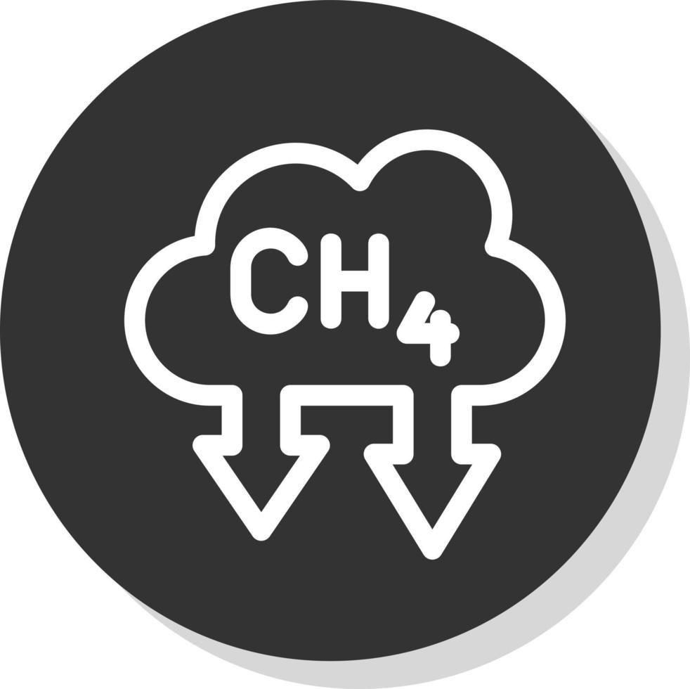 Methane Vector Icon Design