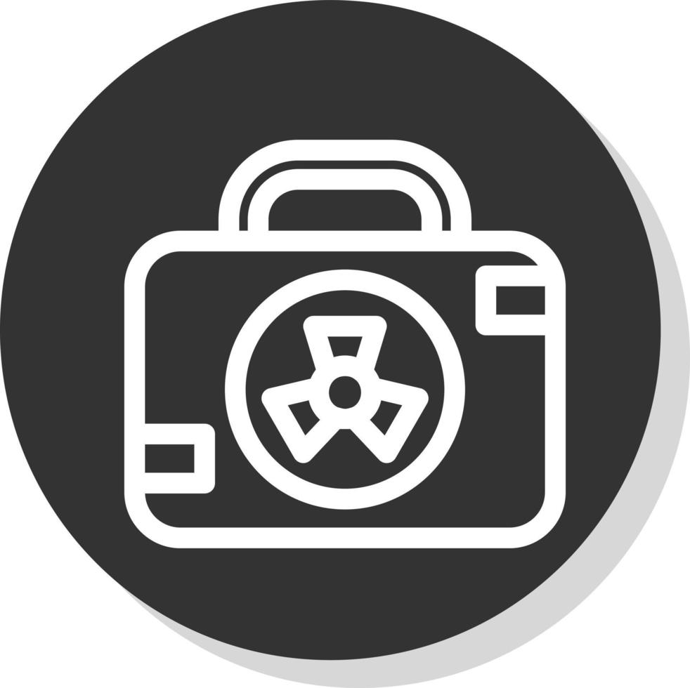 Nuclear Case Vector Icon Design