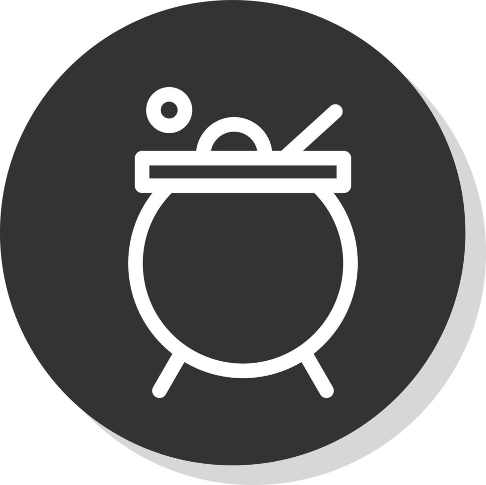 Cauldron Vector Icon Design